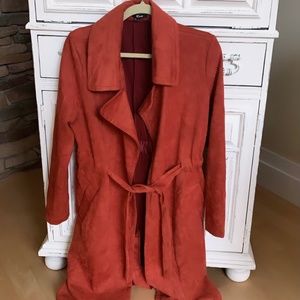 Long velvet jacket